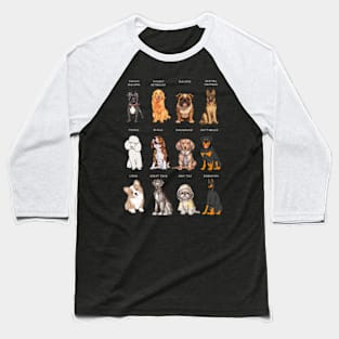 dog breeds Baseball T-Shirt